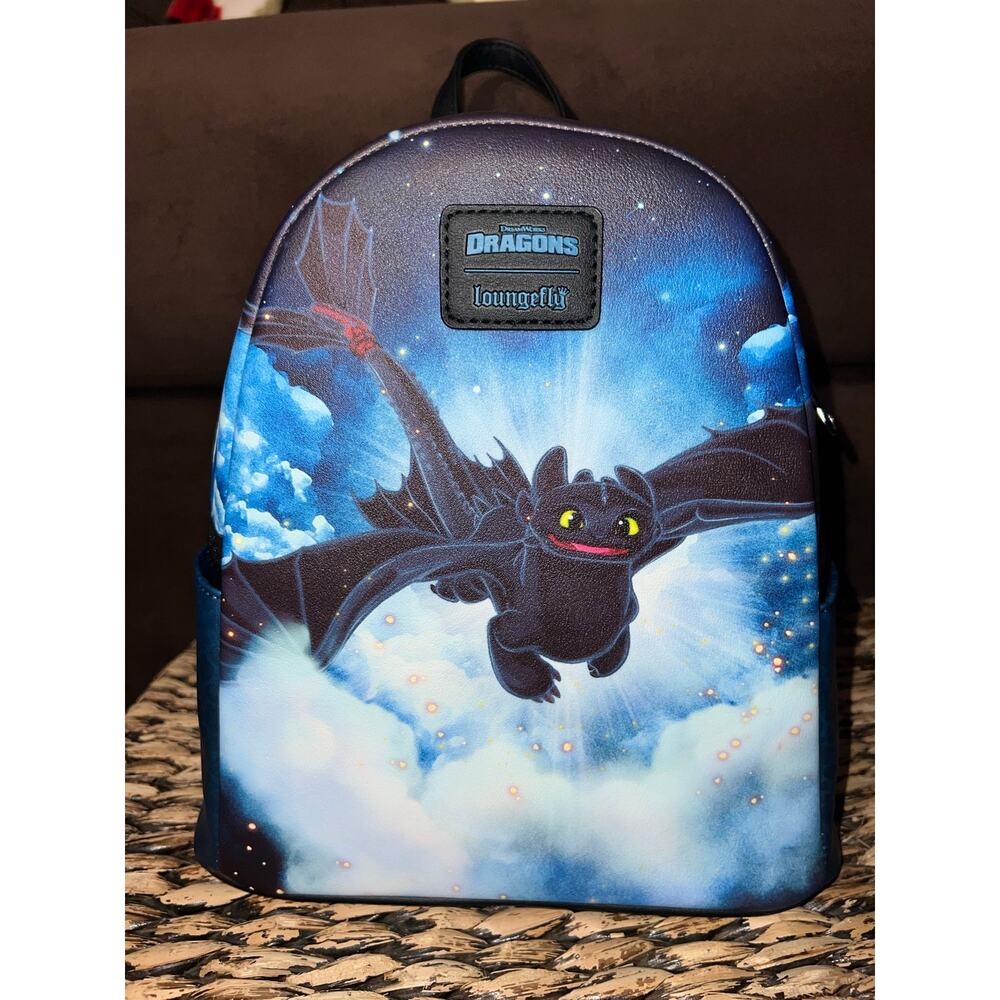 Loungefly How To Train Your Dragon Toothless SkyMini Backpack